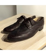 Vtg BALLY of Switzerland Leather Dress Burgundy Wingtip Oxford Shoes Men... - $80.44 CAD