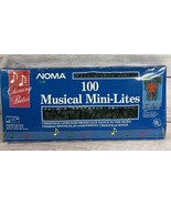 Noma Musical Mini 100 Clear Lights Plays 16 Songs Dancing With/ Without ... - $455.92 MXN