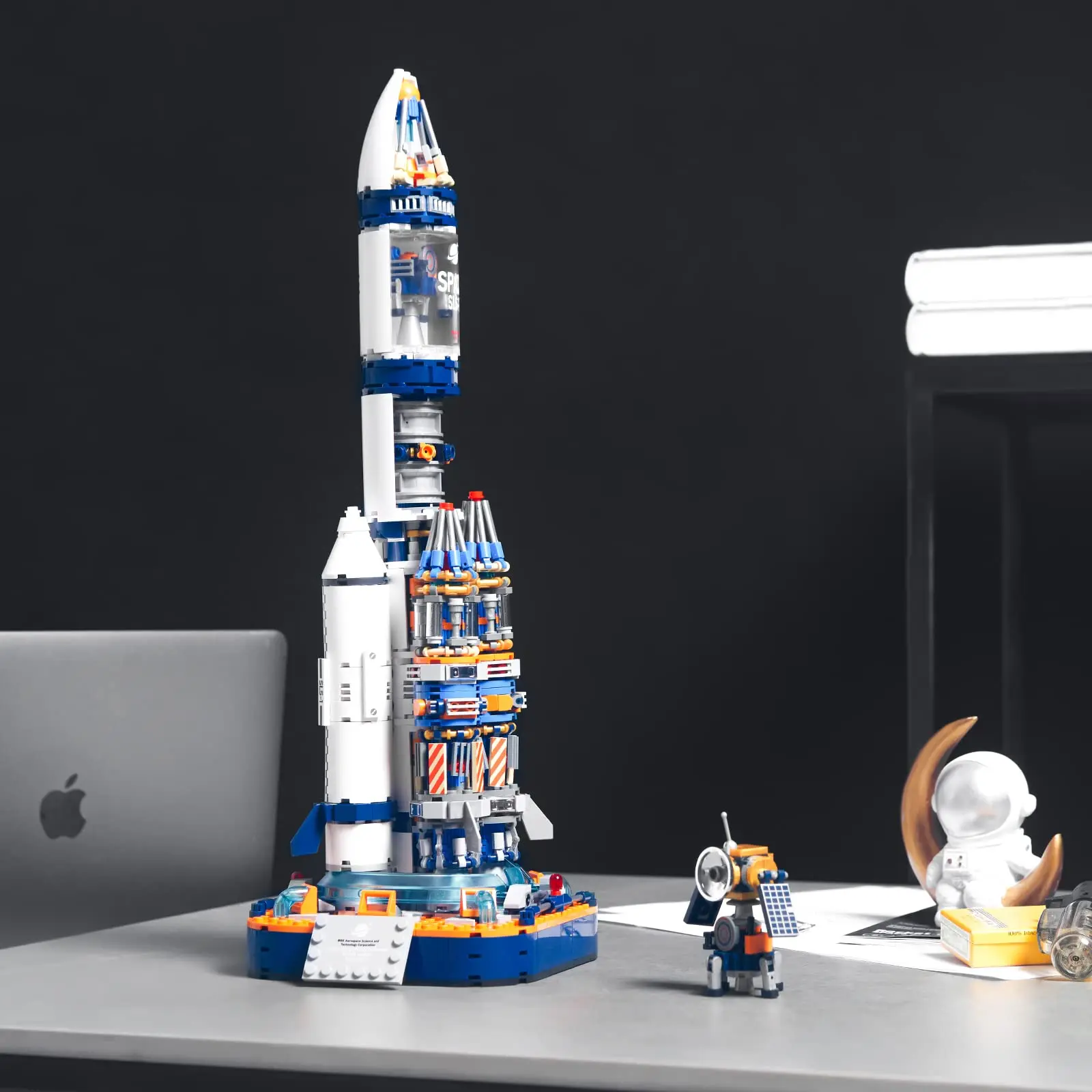 Creativity Rocket Space Lunar Research Base Building Blocks Space Exploration - £45.53 GBP+