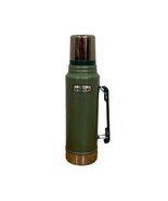 Vtg Aladdin Stanley Green Steel Thermos 1 Quart A-944DH Insulated Made i... - $570.90 MXN