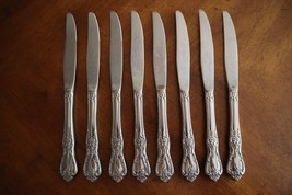Lot 8 Dinner Knives Oneida HH Kennett Square Stainless Distinction Delux... - $229.93 MXN