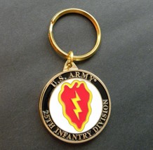 Army 25TH Infantry Division Tropic Lightning Key Ring Chain Keyring Keychain 1.5 - £6.42 GBP