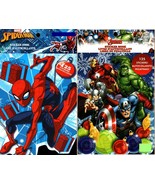 Holiday Christmas Sticker Books - Marvel Spider-Man and Avengers 125 Sti... - £11.60 GBP