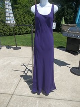 Nwt Bill Blass New York Long Purple Dress 4 $495 - £112.84 GBP