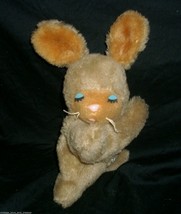 7" Vintage Knickerbocker B EAN Bag Animals Bunny Rabbit Stuffed Plush B EAN S Brown - $23.75