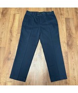 Brooks Brothers Mens Solid Navy Blue Advantage Chino Clark Pants Size 35... - $35.64