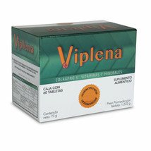 Viplena~Calcium Collagen Magnesium~1 Box 60 Tablets~Mobility &amp; Flexibility~NEW - £67.20 GBP
