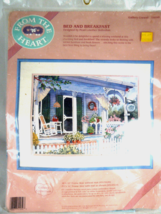 From The Heart Crewel Embroidery Kit Sealed New Bed and Breakfast front porch - £12.73 GBP