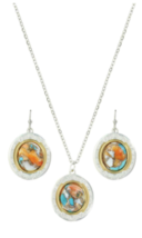 Montana Silversmith Sweet Memories Mountain Glacier Turquoise Set - £75.92 GBP