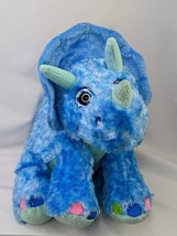 Wild Republic Blue DInosaur Plush Triceratops 10 Inch 2021 Stuffed Animal - $8.95