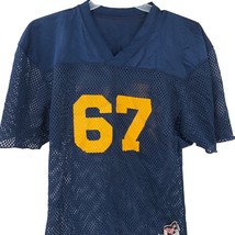VTG Ripon Michigan University Colors RIP 67 Mesh Football Jersey Size Me... - £237.68 GBP