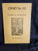 Vtg rare Babs Fuhrmann petit point Chart No. 110 Church In The Mountain - £18.68 GBP