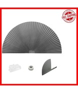 Non-Woven Fabric Grey Arch Window Blinds - Quick Install Blackout Shades... - $752.39 MXN