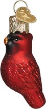 Old World Christmas Gumdrops Mini Red Cardinal Glass Blown Ornament - £9.54 GBP