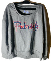 G-III Donna Nuovo England Patriots Embrace Maglione Grigio Piccolo - £27.36 GBP