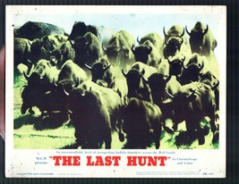Last Hunt 11&quot;x14&quot; Lobby Card # 7 Buffalo Stampede Western - $558.51 MXN