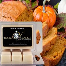 Maple Pumpkin Bread Eco Soy Wax Candle Wax Melts Clam Packs Hand Poured Vegan - £11.12 GBP+