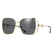 GUCCI GG1020S 002 Gold/Grey 61-16-135 Sunglasses New Authentic - $303.30