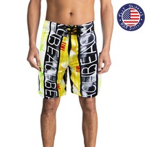 Nwt Letters Summer Surf Beach Men Swimwear Trunks Slim Fit Board Shorts Size M L - £6.00 GBP