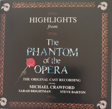 Highlights from The Phantom of the Opera 1987 CD - £5.46 GBP