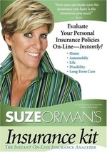 Suze Orman&#39;s Insurance Kit: Evaluate Your Personal Insurance Policies On... - £6.27 GBP