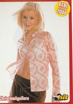 Christina Aguilera teen magazine pinup clipping modeling sexy pose TV Hi... - $9.76 CAD
