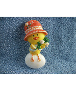 Vintage Hallmark 1975 &quot;Chickery Chick&quot; Baby Chick on Egg Pin Plastic 2 1/4&quot; - £1.60 GBP