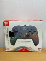 Nintendo Switch PDP Color Changing RGB Afterglow Wave Wired Controller - $27.04