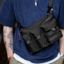 Maden 2023 New Men&#39;s  Bag  Korean Style Casual  Tactics Backpack Portable Multi- - £134.50 GBP