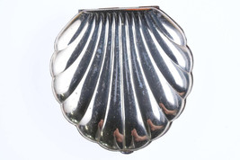 Sterling Art Deco Elgin American Beauty Compact in seashell form - $183.15