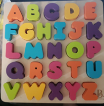 Wood Alphabet Picture Puzzle - £4.45 GBP