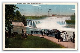 View From Prospect Point Niagara Falls NY New York WB Postcard P27 - $1.93