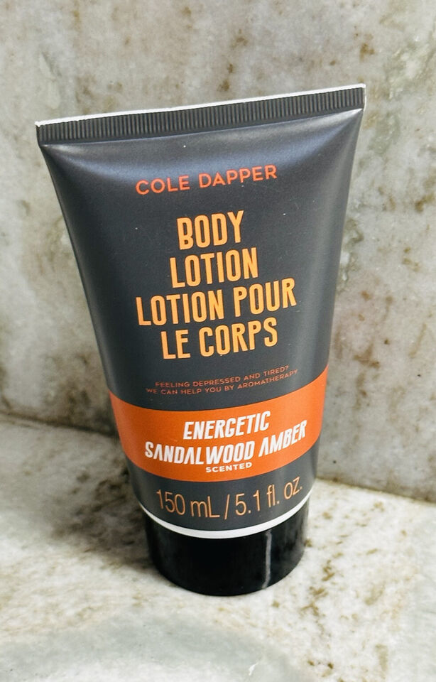 Cole Dapper Body Lotion:150ml/5.1oz-Energetic/Sandalwood Amber - $14.73