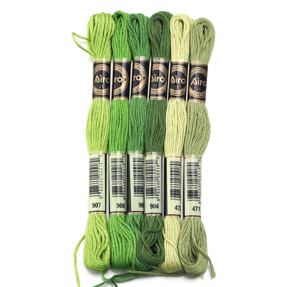 6pcs/lotPolyester Cross Stitch Thread Embroidery Accessories For -green ... - $4.57 CAD