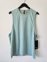 Nwt Lululemon SUMG/CYNB Light Blue Metal Vent Tech Sl Tank Top Men&#39;s Large - $50.39