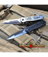 8.5&quot; Spring Assisted Knife w/ Full Metal Handle Nitro Coated Blade Glass... - $257.84 MXN