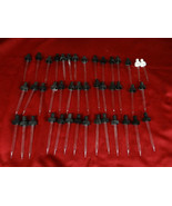 Glass Eye Droppers / Pipette, LOT of 43 5" Essential Oils, Food, Medicine Grade