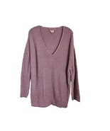 Urban Outfitters Womens Sweater Pink V Neck Reversible Knit Mauve Boho M... - £27.62 GBP