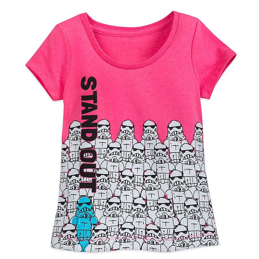 Star Wars Stormtrooper &#39;&#39;Stand Out&#39;&#39; T-Shirt for Kids Size Medium (7/8)Pink - $16.78