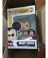 NEW Rare Exclusive Funko Pop #01 Disney Orange &amp; Teal  Mickey Mouse 90yr... - $14.99