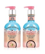 Avon Veilment Natural Spa Himalaya Pink Salt Body Scrub & Cleanser x2 - £26.94 GBP