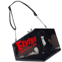 Kreepsville 666 Elvira Black Patent Skull Kisslock Coffin Purse Shoulder Bag NWT - £71.50 GBP