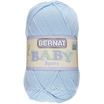 Bernat Baby Big Ball Sport Yarn, 12.3 oz, Gauge 3 Light, 100% Acrylic,Baby Blue - £22.79 GBP