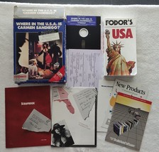 Vtg 1986 Where in the USA Is Carmen Sandiego Big Box Apple II 5 1/4&quot; CIB Fodors - £22.41 GBP