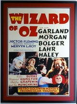 Wizard of Oz Poster Framed 30x36 - £130.48 GBP