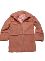 TOPSHOP Short Borg Fleece Jacket in Pink UK 8 (exp11) - $32.60