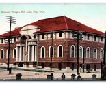 Masonic Temple  Salt Lake City Utah UT UNP DB Postcard T20 - $1.93