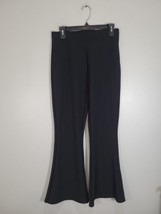  MAZE Pull On Stretch Flared Pants Women&#39;s Size M Medium Black - £12.60 GBP