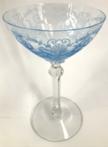 FOSTORIA VERSAILLES BLUE 3 OZ  Liquor Cocktail (NO TRIM) Azure 5 1/8&quot; Gl... - $123.75