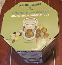 Black &amp; Decker Automatic Jar Opener - New in Box -  JW200 Elec. Lids Off... - £47.30 GBP